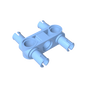 GDS-960 - Technic Pin Connector Hub Perpendicular 3L with 4 Pins