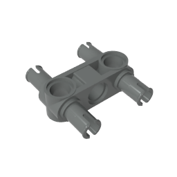 GDS-960 - Technic Pin Connector Hub Perpendicular 3L with 4 Pins