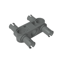 GDS-960 - Technic Pin Connector Hub Perpendicular 3L with 4 Pins