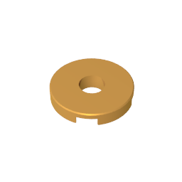 GDS-965 - Tile Round 2 x 2 with Hole