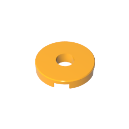 GDS-965 - Tile Round 2 x 2 with Hole