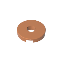 GDS-965 - Tile Round 2 x 2 with Hole