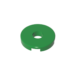 GDS-965 - Tile Round 2 x 2 with Hole