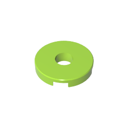GDS-965 - Tile Round 2 x 2 with Hole