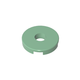 GDS-965 - Tile Round 2 x 2 with Hole
