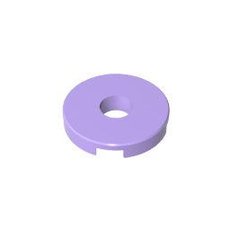 GDS-965 - Tile Round 2 x 2 with Hole