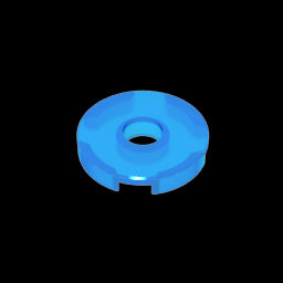 GDS-965 - Tile Round 2 x 2 with Hole