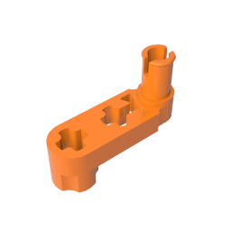 GDS-966 - Technic Beam 3 x 0.5 Liftarm with Boss and Pin / Crank