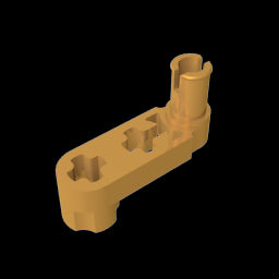 GDS-966 - Technic Beam 3 x 0.5 Liftarm with Boss and Pin / Crank