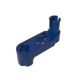 GDS-966 - Technic Beam 3 x 0.5 Liftarm with Boss and Pin / Crank