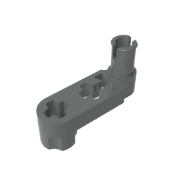 GDS-966 - Technic Beam 3 x 0.5 Liftarm with Boss and Pin / Crank