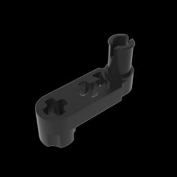 GDS-966 - Technic Beam 3 x 0.5 Liftarm with Boss and Pin / Crank