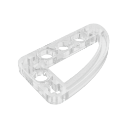 GDS-970 - Technic Beam 3 x 5 L-Shape with Quarter Ellipse Thin
