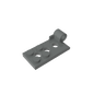 GDS-975 - Hinge Plate 2 x 4 with Pin Hole - Bottom