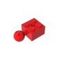 GDS-976 - Technic Brick Modified 2 x 2 with Ball and Axle Hole, with 6 Holes in Ball