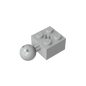 GDS-976 - Technic Brick Modified 2 x 2 with Ball and Axle Hole, with 6 Holes in Ball