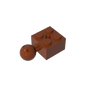 GDS-976 - Technic Brick Modified 2 x 2 with Ball and Axle Hole, with 6 Holes in Ball