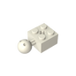 GDS-976 - Technic Brick Modified 2 x 2 with Ball and Axle Hole, with 6 Holes in Ball