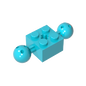GDS-977 - Technic Brick Special 2 x 2 with 10.2mm Balls with Holes and Axle Hole