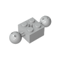 GDS-977 - Technic Brick Special 2 x 2 with 10.2mm Balls with Holes and Axle Hole