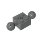 GDS-977 - Technic Brick Special 2 x 2 with 10.2mm Balls with Holes and Axle Hole