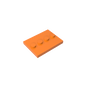 GDS-980 - Plate Special 3 x 4 with 1 x 4 Center Studs [Plain]
