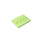 GDS-980 - Plate Special 3 x 4 with 1 x 4 Center Studs [Plain]