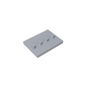 GDS-980 - Plate Special 3 x 4 with 1 x 4 Center Studs [Plain]