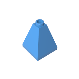 GDS-982 - Slope 75 Degrees 2 x 2 x 2 Quadruple Convex