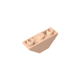 GDS-984 - Slope Inverted 45 Degrees 3 x 1 Double with 2 Blocked Open Studs