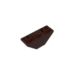 GDS-984 - Slope Inverted 45 Degrees 3 x 1 Double with 2 Blocked Open Studs