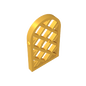GDS-989 - Window 1 x 2 x 2 2/3 Pane Lattice Diamond with Rounded Top