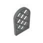 GDS-989 - Window 1 x 2 x 2 2/3 Pane Lattice Diamond with Rounded Top