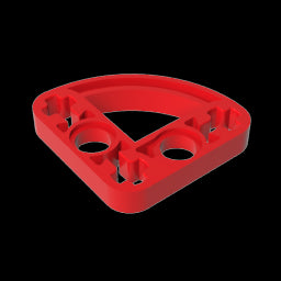 GDS-990 - Technic Beam 3 x 3 L-Shape with Quarter Ellipse Thin