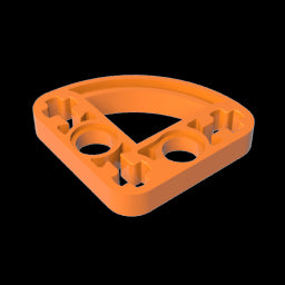 GDS-990 - Technic Beam 3 x 3 L-Shape with Quarter Ellipse Thin