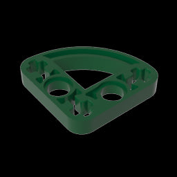 GDS-990 - Technic Beam 3 x 3 L-Shape with Quarter Ellipse Thin