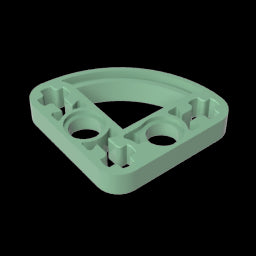 GDS-990 - Technic Beam 3 x 3 L-Shape with Quarter Ellipse Thin