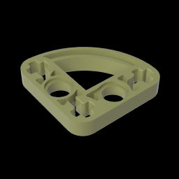 GDS-990 - Technic Beam 3 x 3 L-Shape with Quarter Ellipse Thin