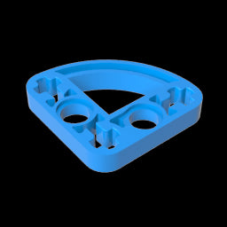 GDS-990 - Technic Beam 3 x 3 L-Shape with Quarter Ellipse Thin