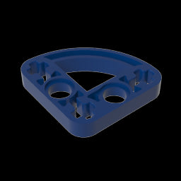 GDS-990 - Technic Beam 3 x 3 L-Shape with Quarter Ellipse Thin