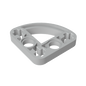 GDS-990 - Technic Beam 3 x 3 L-Shape with Quarter Ellipse Thin
