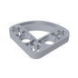 GDS-990 - Technic Beam 3 x 3 L-Shape with Quarter Ellipse Thin