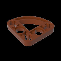 GDS-990 - Technic Beam 3 x 3 L-Shape with Quarter Ellipse Thin