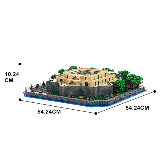 MOC-49317 Statue of Liberty - Base Add-on£¨base for Statue of Liberty 21042£©