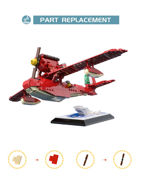MOC-116736 Porco Rosso Savoia S21