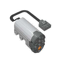 GDS-F0010 - Motor, Servo, Power Functions with Dark Bluish Gray Bottom