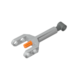 GDS-F0014 - Technic Linear Actuator Mini with Dark Bluish Gray Head and Orange Axle