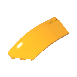 GDS-M059 - Wedge Curved 8 x 3 x 2 Open Left [Plain]