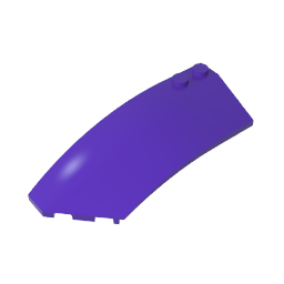 GDS-M059 - Wedge Curved 8 x 3 x 2 Open Left [Plain]