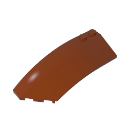 GDS-M059 - Wedge Curved 8 x 3 x 2 Open Left [Plain]